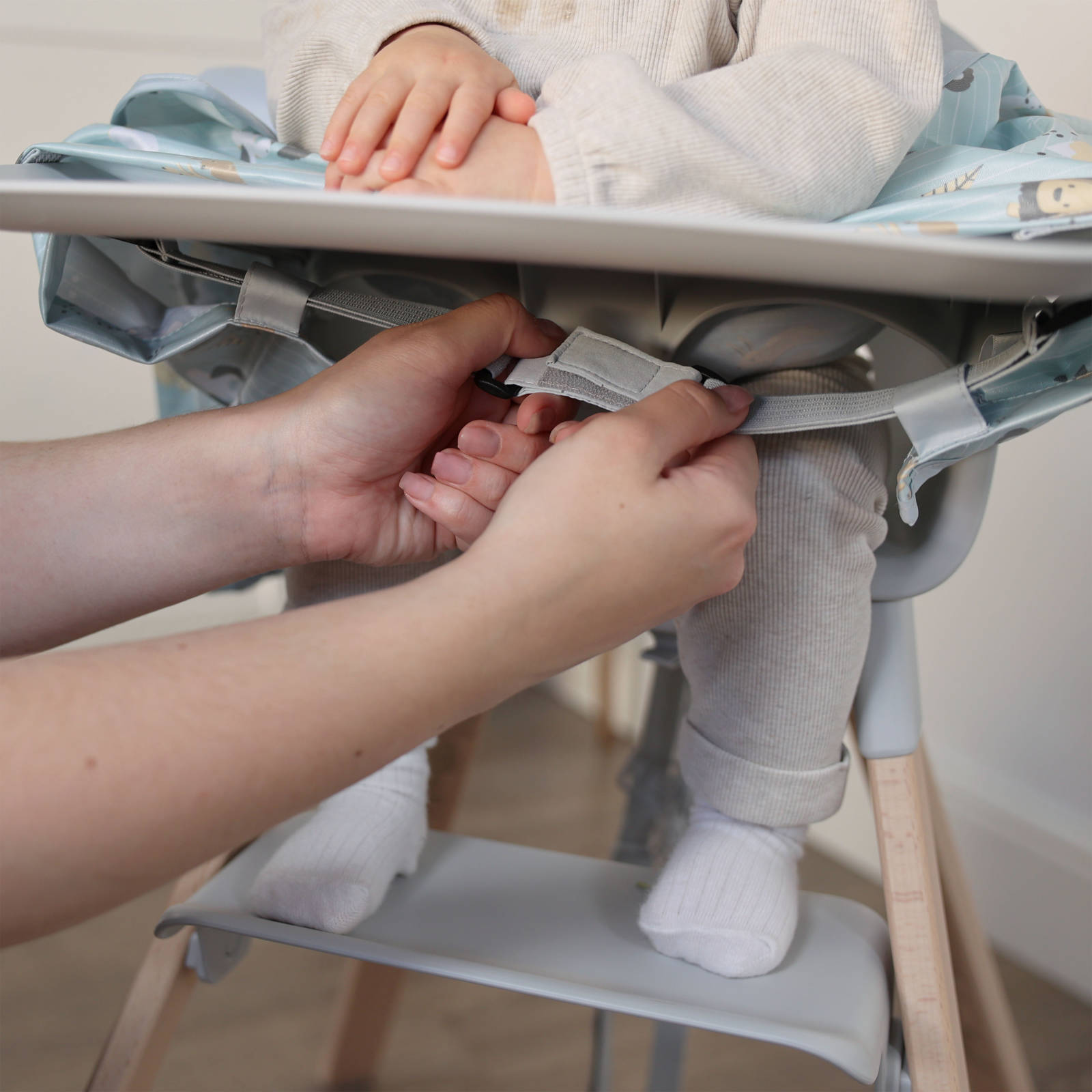 BIBaDO, Wodoodporny śliniak z długim rękawem BLW Arctic