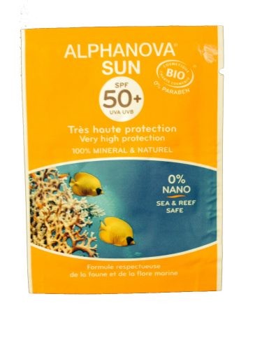Alphanova Sun Bio Krem SPF50 Saszetka - Ochrona Mineralna dla Dzieci