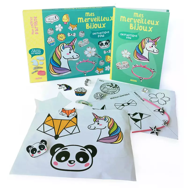 Auzou, Zestaw Diy Kreatywna Biżuteria Termokurczliwa