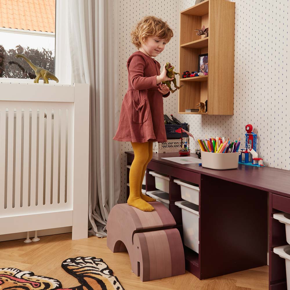 Słoń zabawka sensoryczna L Vintage Rose | bObles