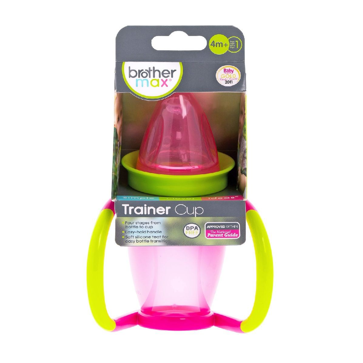 Brother Max Kubek Niekapek 4w1 Różowo-Zielony 0+