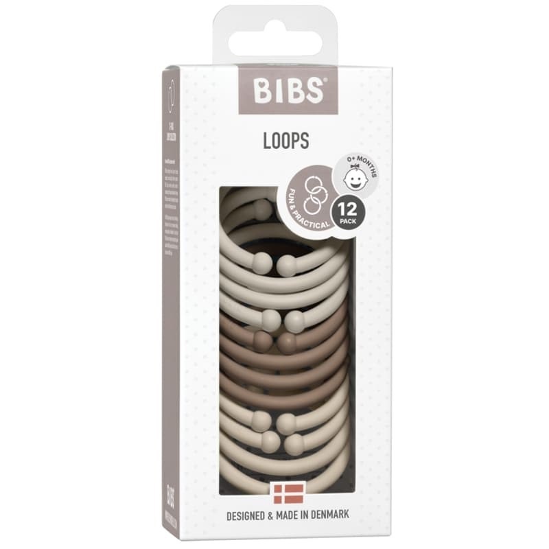Bibs Loops 12-pack - Gryzak Sensoryczny 0+