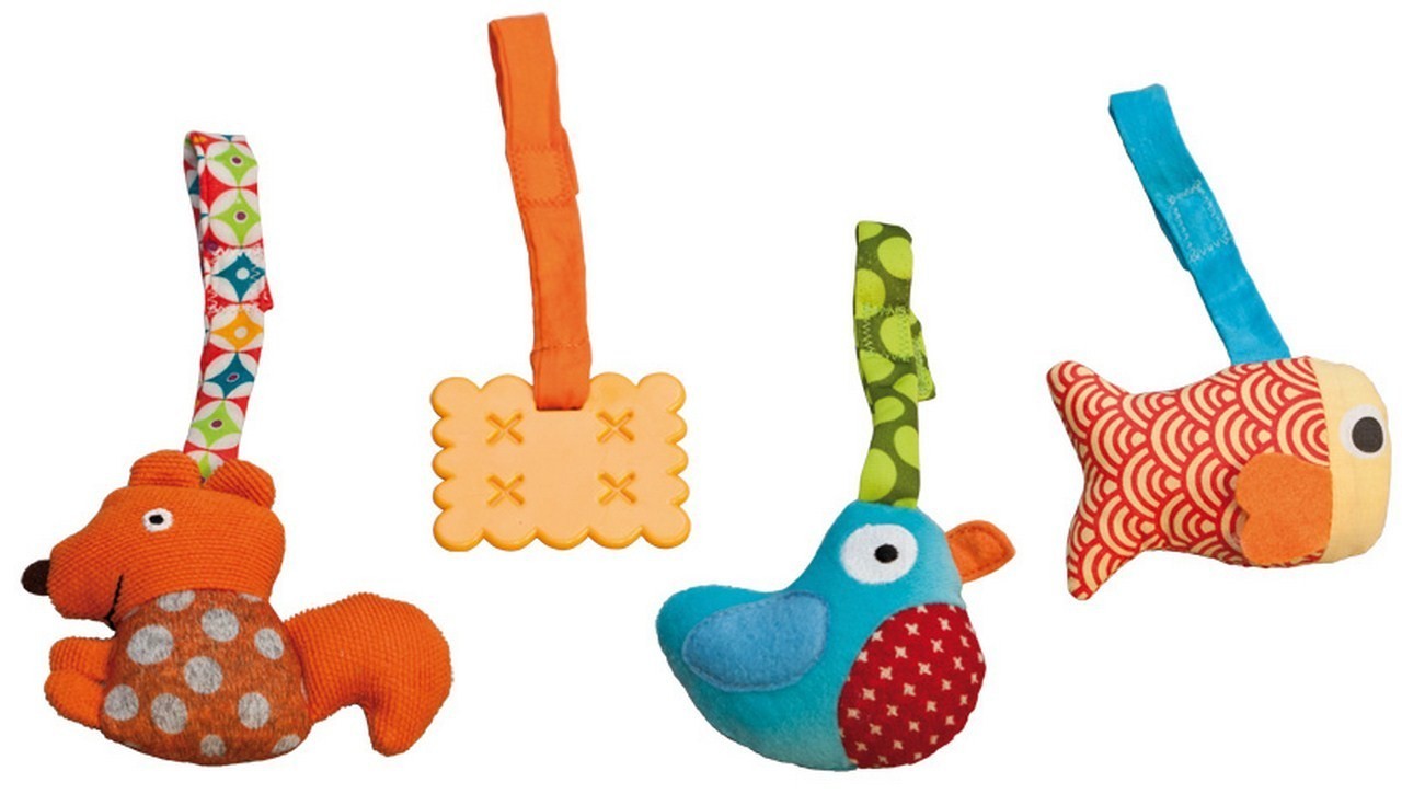 WOODOURS Mata wielofunkcyjna z zawieszkami 85cm 0+