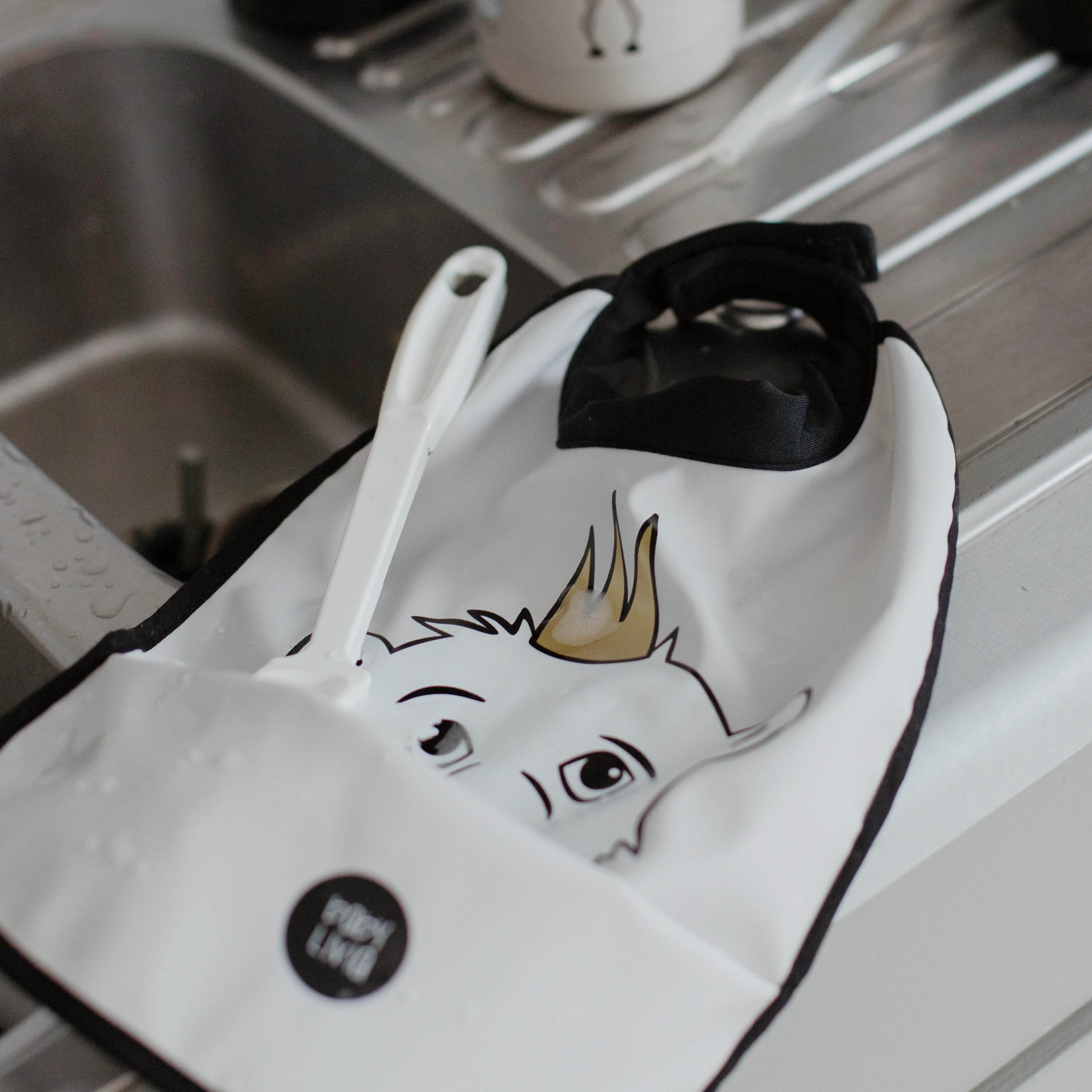 Baby Livia Śliniak Miś Mint Miękki 0+