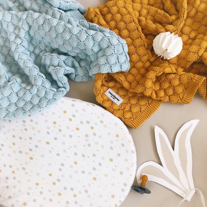 ColorStories Kocyk bambusowy Soft Bamboo musztardowy 0-2 lata