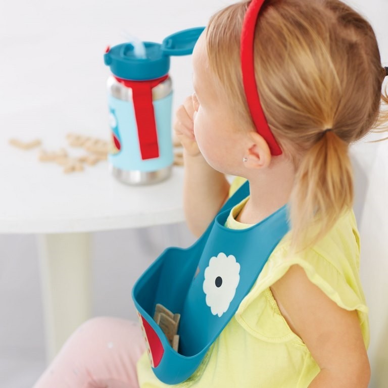 Skip Hop Śliniak Silikonowy Zoo Sowa 6m+