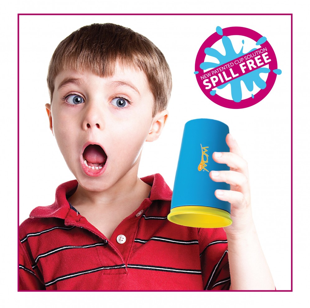 WOW Kids Kubek Niekapek 360° Różowy 12m+