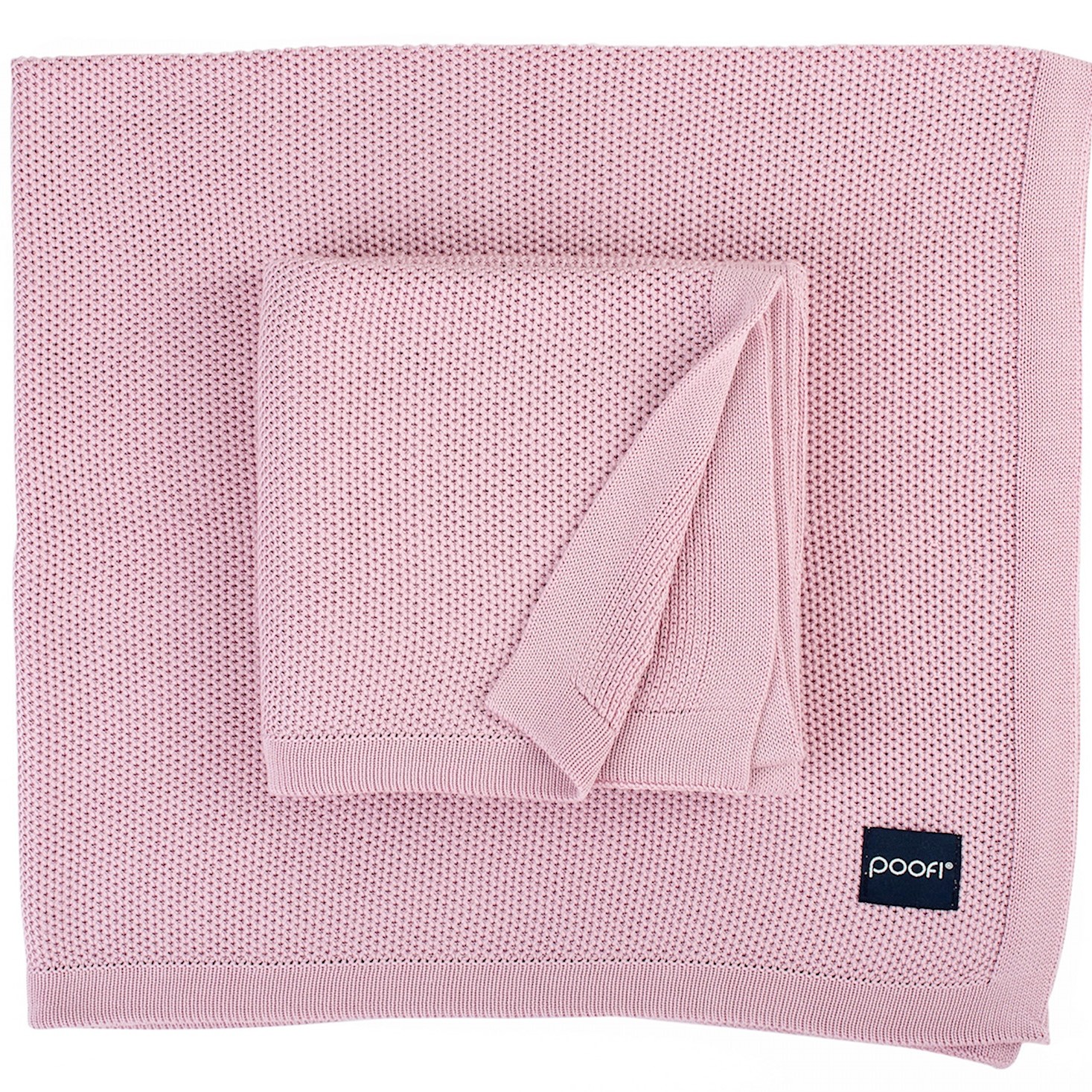 Poofi Kocyk bambusowy Faro Vintage pink 85x85cm 0+