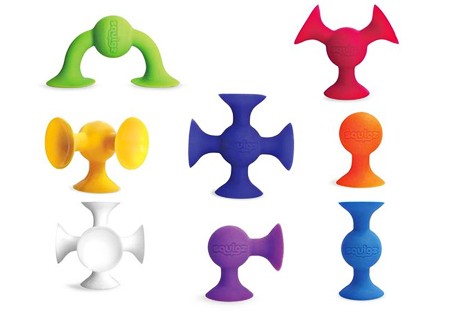 Fat Brain Toys Przyssawki Mały Zestaw 24el 3+