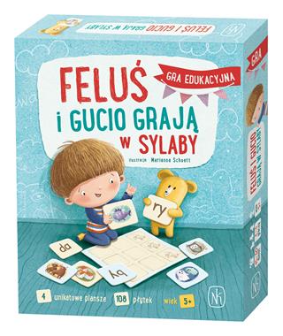 Gra Feluś i Gucio grają w sylaby - edukacyjna 3+ | Fabryka Wafelków