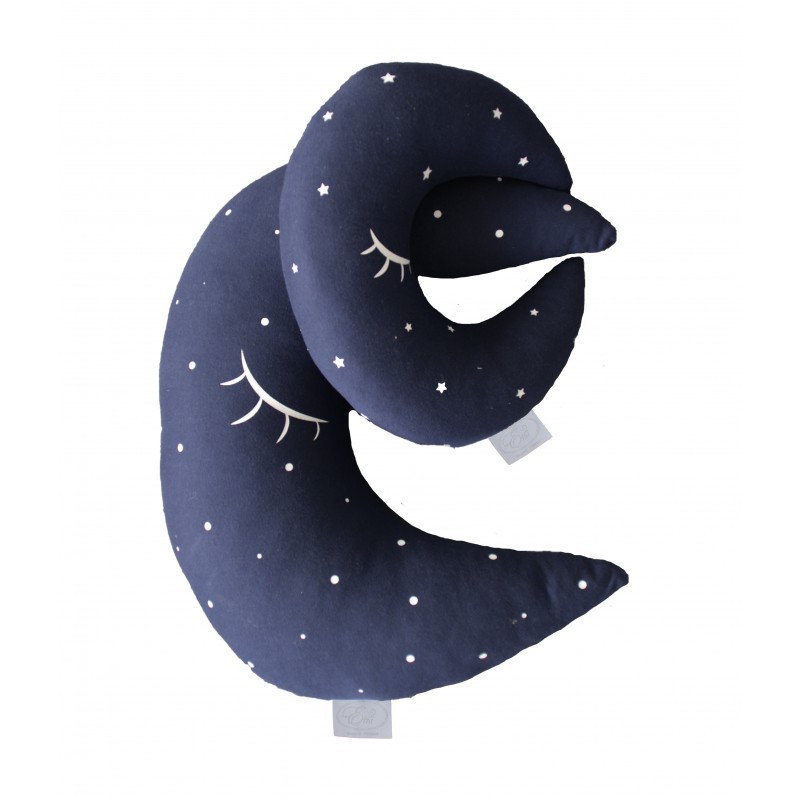 Poduszka Księżycowa Marynarski Granat XXL