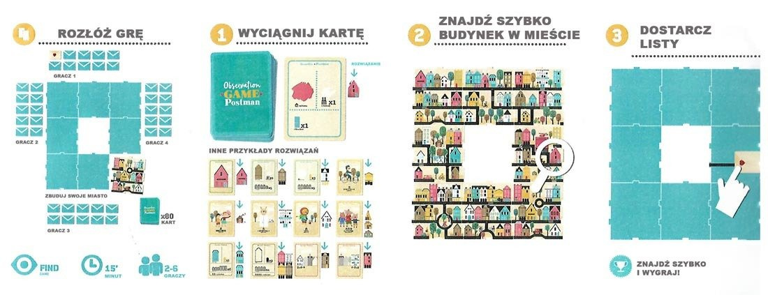 Londji Gra Obserwacyjna Postman Listonosz 3+