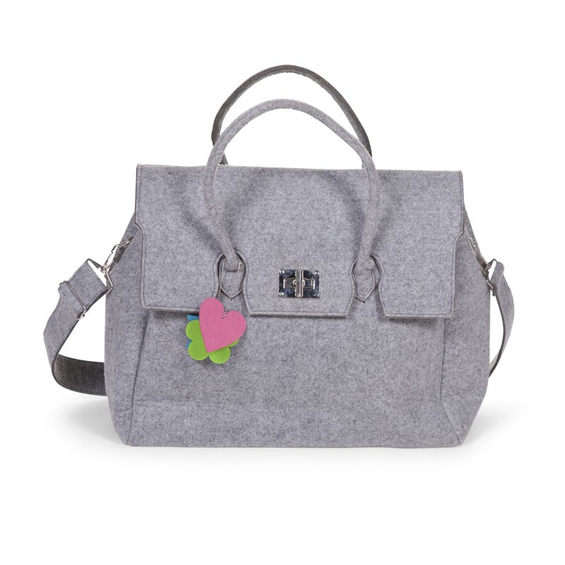 Torba do wózka filcowa z przewijakiem 45x18x35 cm