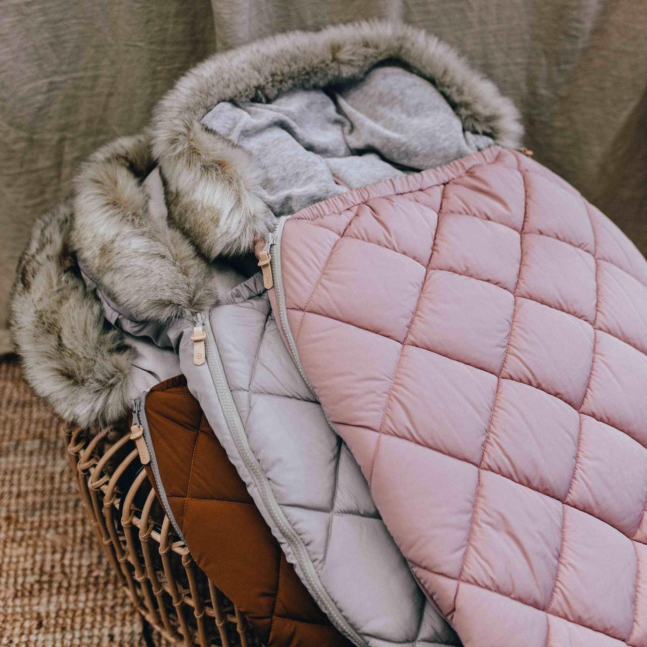 Śpiworek do wózka Beztroska M 5-24m - Jasno Szary