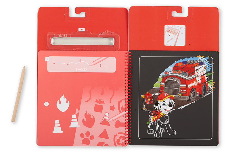 Psi Patrol Scratch Art Pad wydrapywanka Melissa & Doug