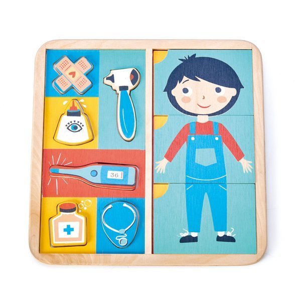 Tender Leaf Toys Układanka Ciało człowieka 12el 3+