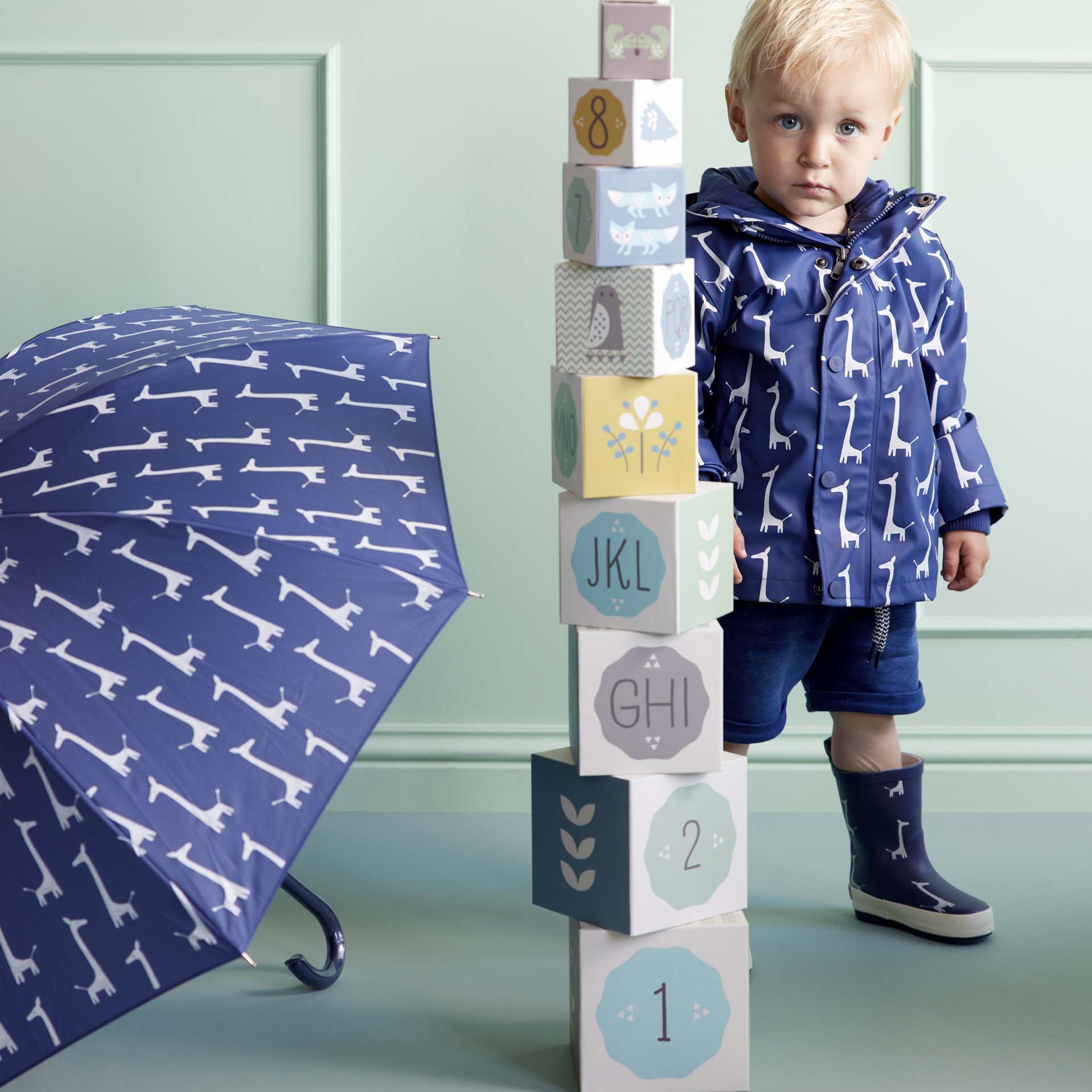 Fresk Klocki Alfabet i Cyfry Boy 1+ 10 el.