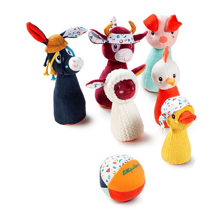 Lilliputiens Kręgle z Piłką Farma 12m+