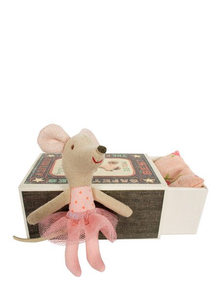 Maileg Myszka Siostra w Pudełku po Zapałkach 3+ | Fabryka Wafelków