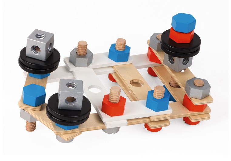 Janod Zestaw Konstruktora Brico Kids 100el 3+