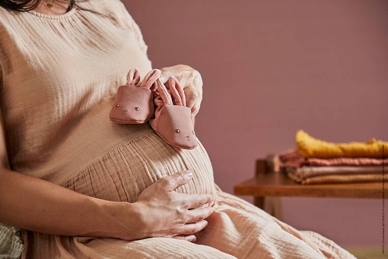 Kaloo Zestaw Prezentowy 3w1 Królik Ceglany 0+