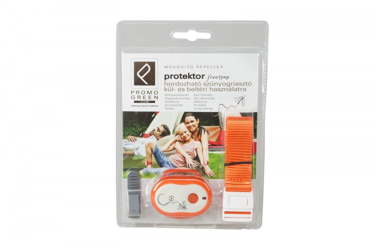 TickLess Freetime Odstraszacz Komarów Bransoletka Pomarańczowa