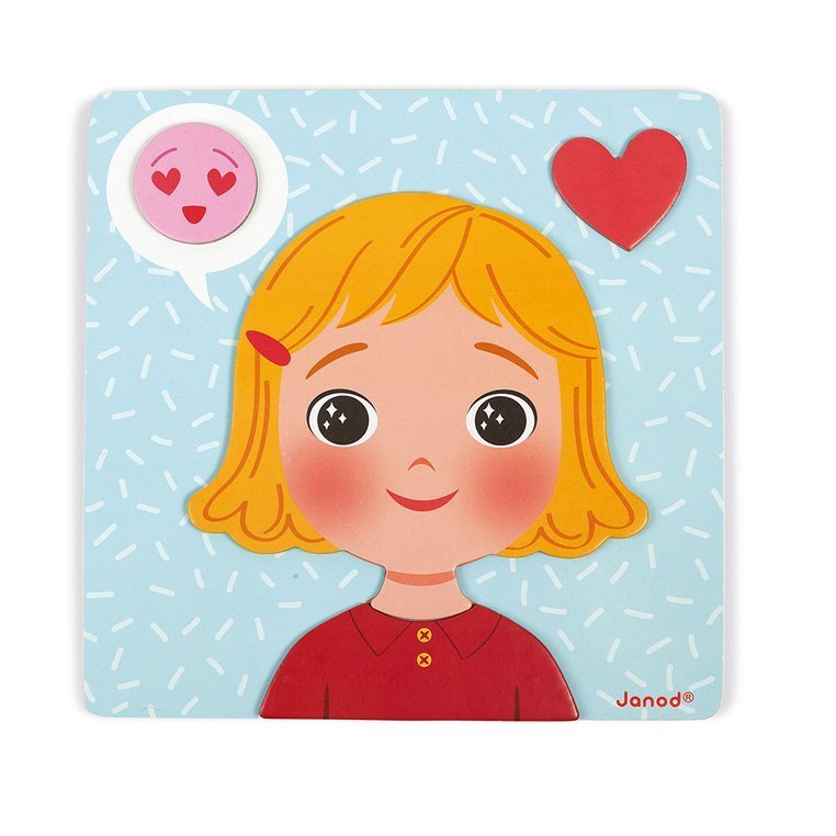 Janod Magnetyczna Układanka Emocje 3+