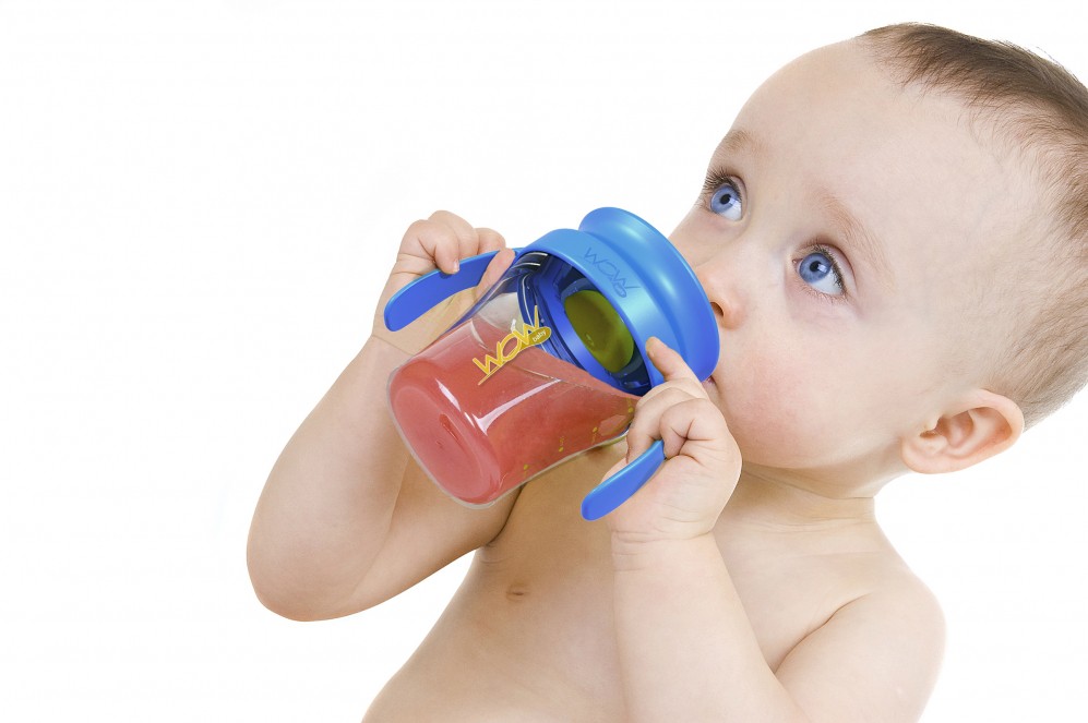 WOW Baby Kubek Niekapek 360° Różowy 9+ m