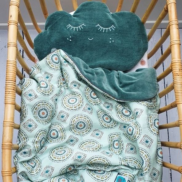 Pink no more, Koc welurowy - Mosaic