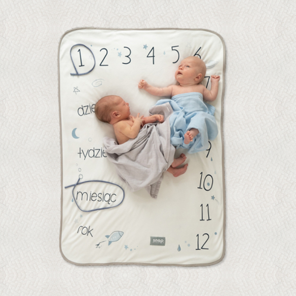 Snap the Moment Foto-kocyk Powder Blue 0+