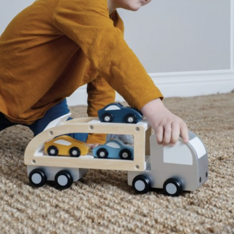 JaBaDaBaDo Laweta z 3 Samochodzikami 1+