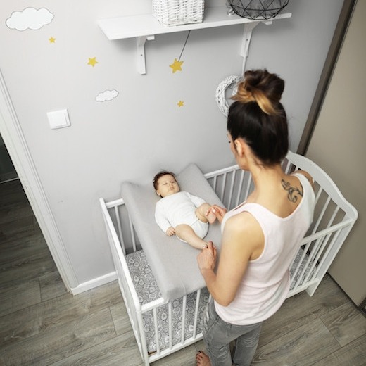 Sleepee Prześcieradło na przewijak Różowy 50x70-60x80cm