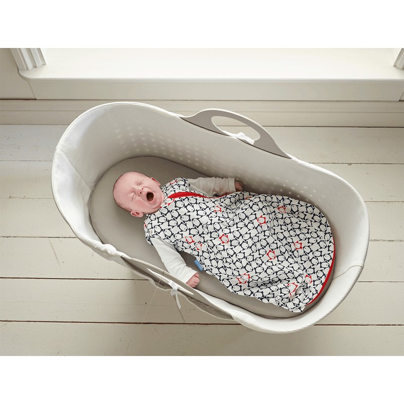 Moba Kosz Mojżesza Beżowy Antybakteryjny 0+