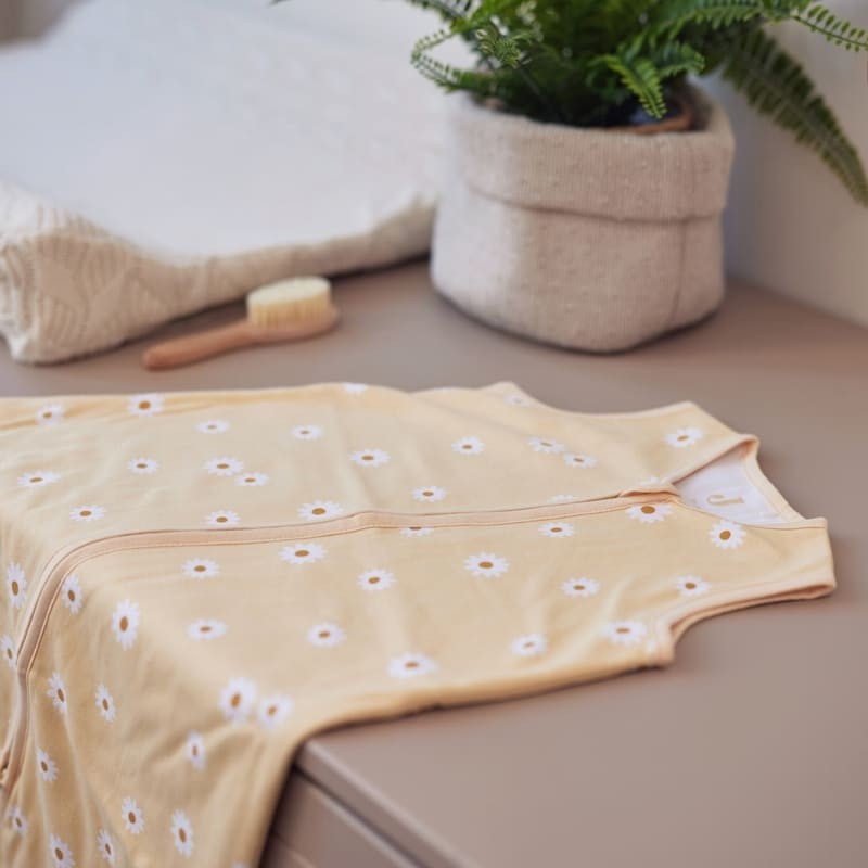 Jollein Śpiworek Letni Summer Daisy Custard 70cm 0-6m