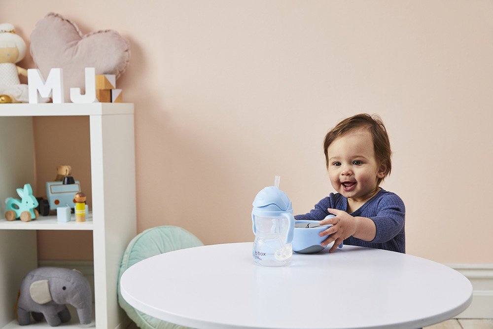 B.Box Bidon ze słomką 240ml Gelato Bubblegum 12m+