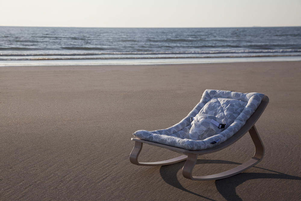 Charlie Crane Leżaczek Levo buk Moumout Cloud 0+