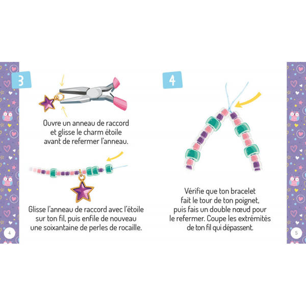 Auzou Zestaw Bransoletek z Zawieszkami 6+ | Fabryka Wafelków