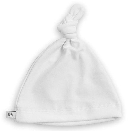 Bamboom Czapeczka niemowlęca "Elf" Biała 0m+