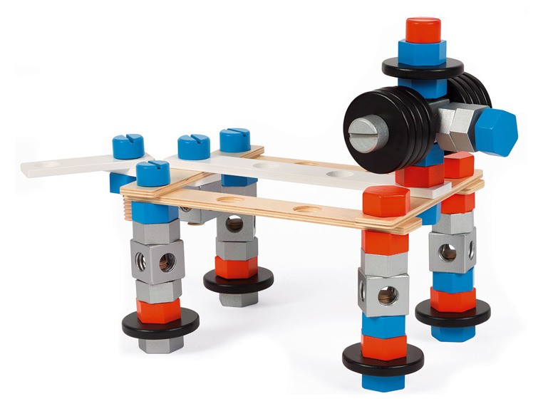 Janod Zestaw Konstruktora Brico Kids 100el 3+
