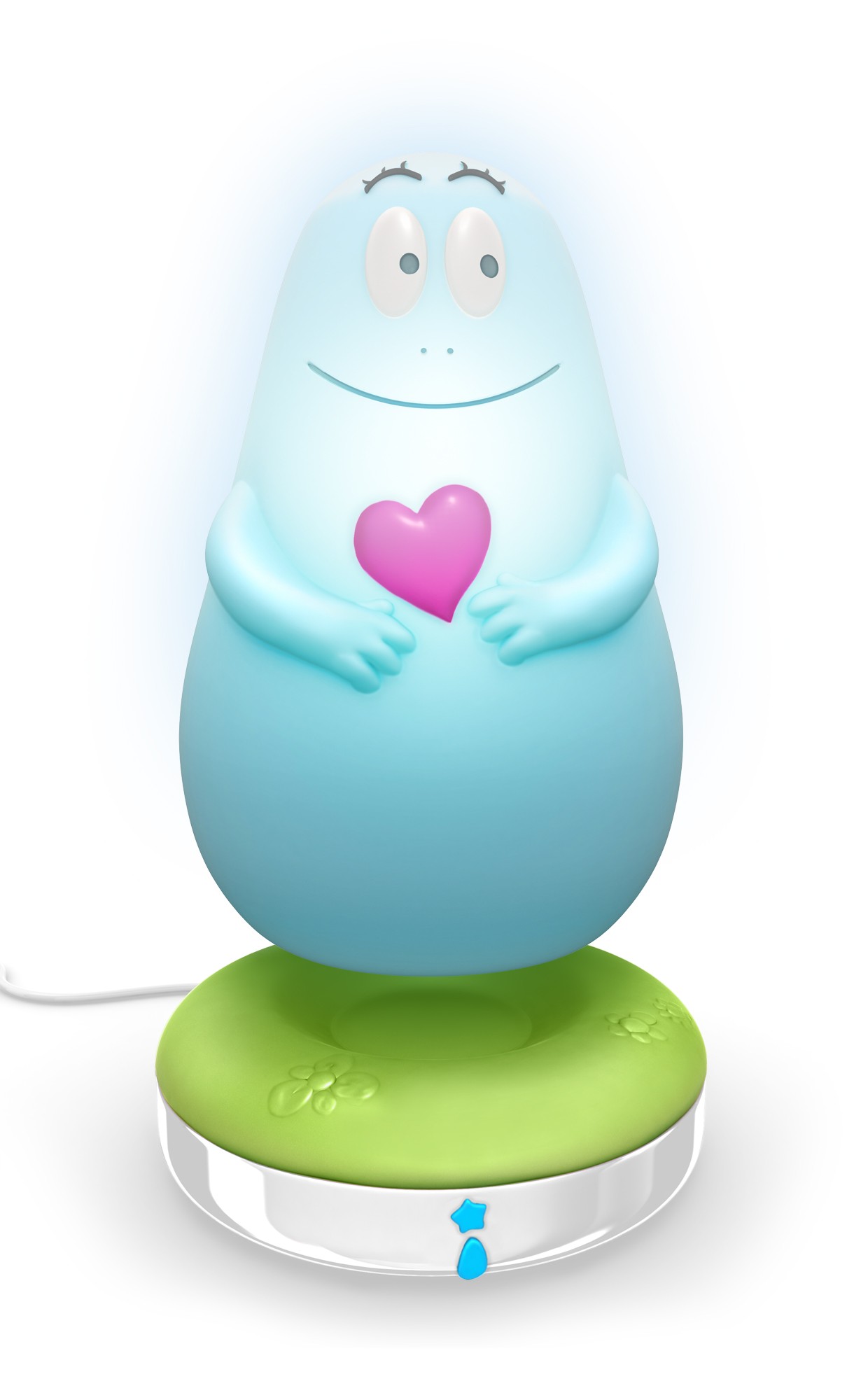 Lampka nocna Lumilove Barbapapa niebieska 0+