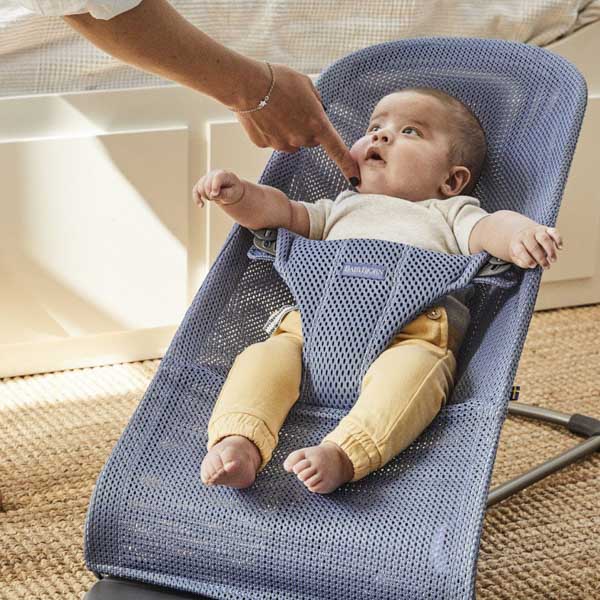 BabyBjorn, leżaczek BLISS MESH - Niebieski