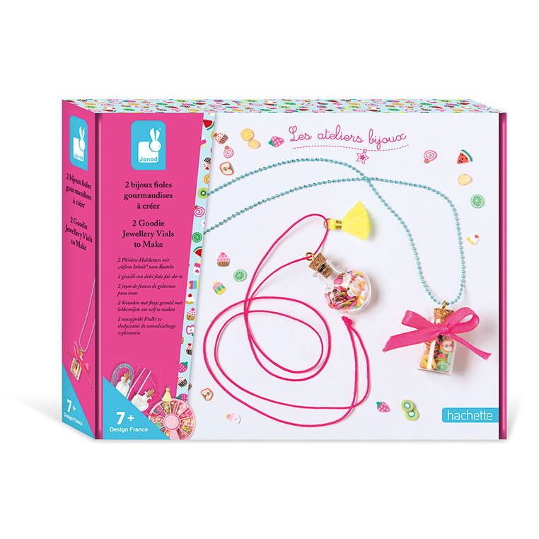 Janod Zestaw Biżuteria Fiolki ze Słodyczami 7+