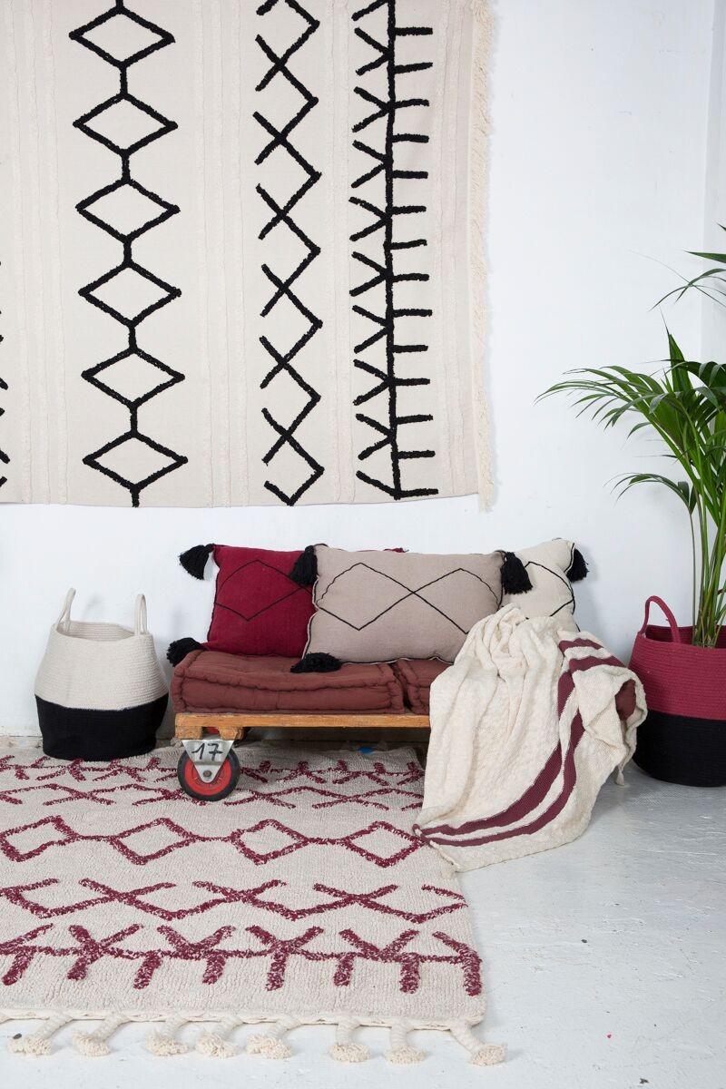 Lorena Canals, kosz ZOCO BLACK/NATURAL