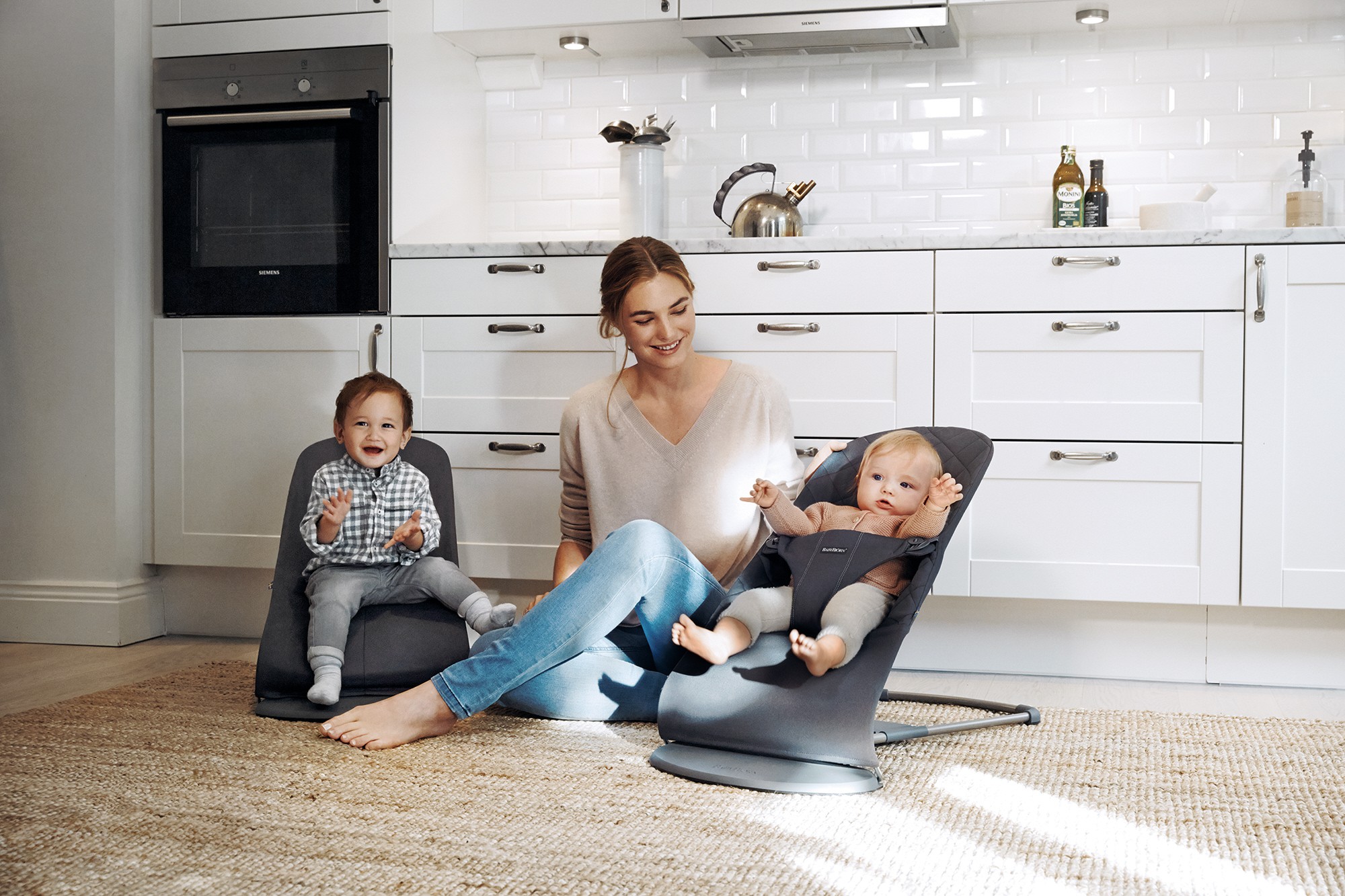 BABYBJÖRN Leżaczek Bliss Mesh Antracyt 0+m