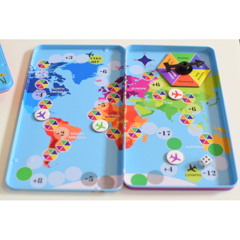 The Purple Cow Gra magnetyczna Wyścig dookoła świata 6+