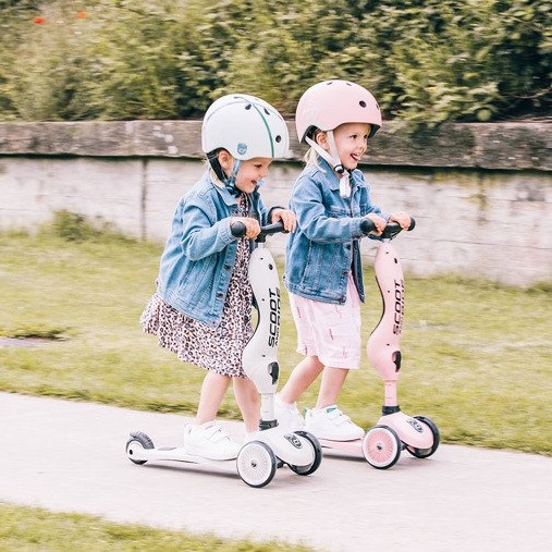 Scoot & Ride Kask dziecięcy 1-5 lat Rose