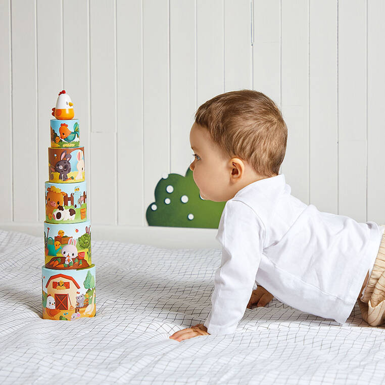 Janod Piramida Wieża Farma Kurka 12m+