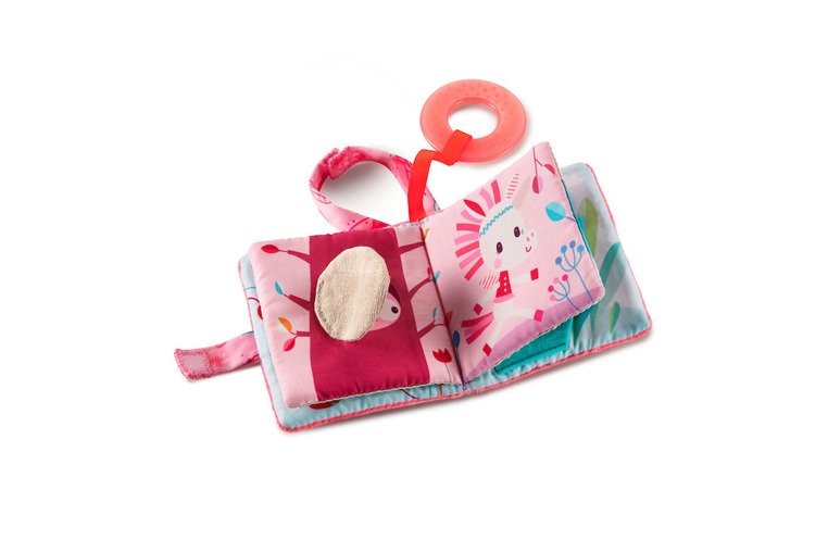 Lilliputiens Książeczka Sensoryczna Jednorożec Louise 6m+