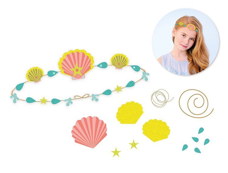 Auzou Diadem Syrena DIY 5+ Kreatywny Zestaw