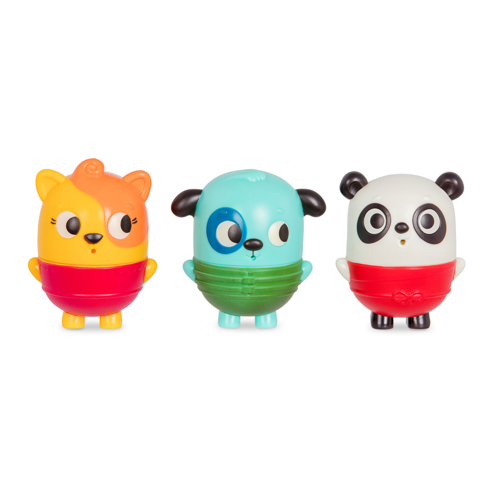 Btoys Zwierzaki do kąpieli 3 szt. zmieniające kolor 6m+